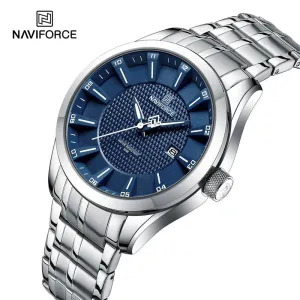 NAVIFORCE 8032 New Design Men Luxury Watches Simple Fashion Wristwatch Casual Male Quartz Stainless Steel Strap Clock Reloj Hombre