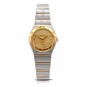 Omega Constellation 24mm Ladies Quartz Watch,  Diamond Dot Dial