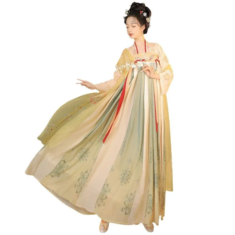 Original Hanfu Women's [Dream of Chang'an] Tube Top Large Swing Skirt Chinese Style Ancient Costume