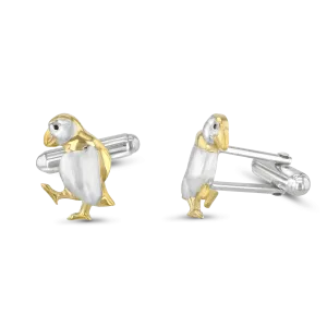 Oscar the Puffin Cufflinks
