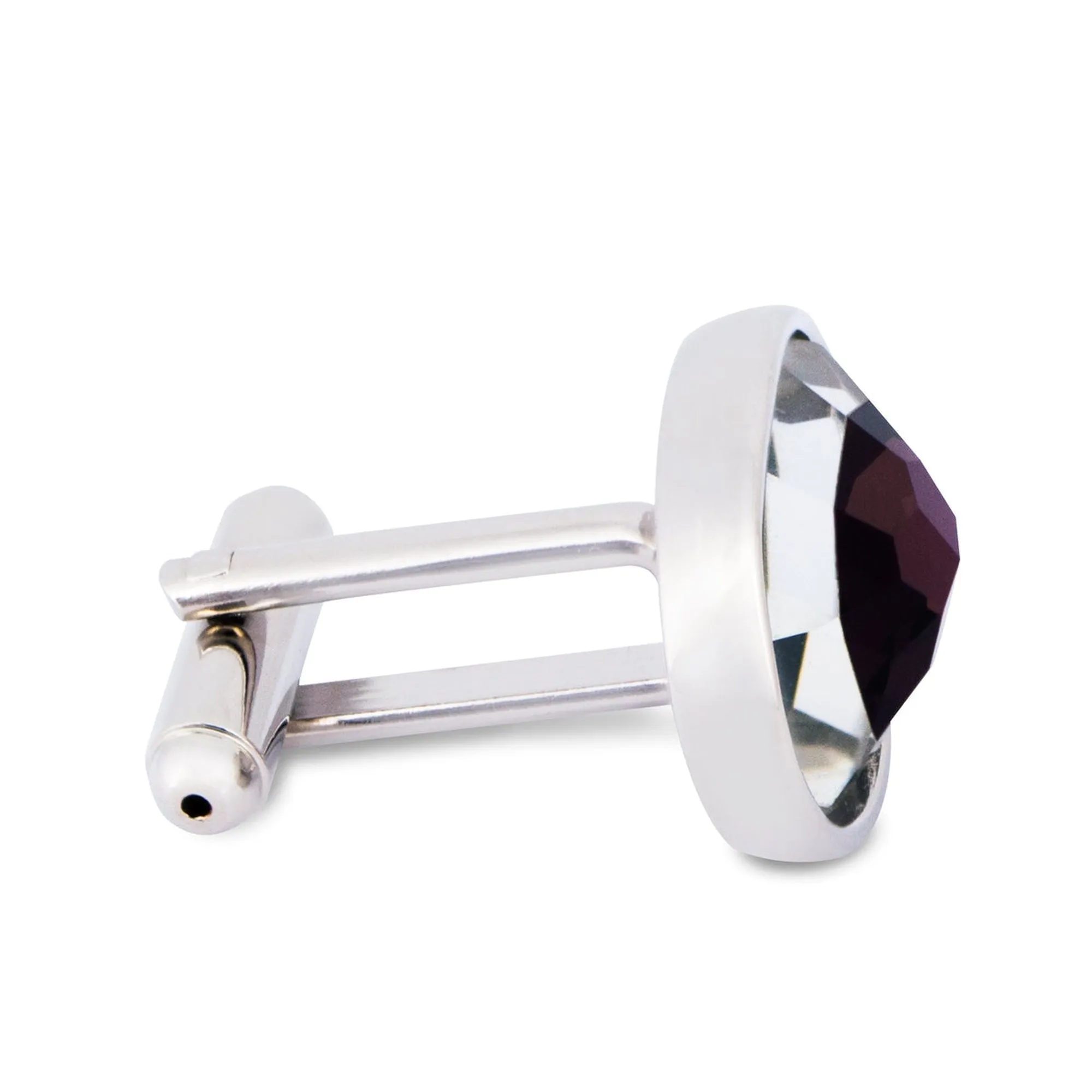 Oval Plum Bezel Cufflinks (Online Exclusive)