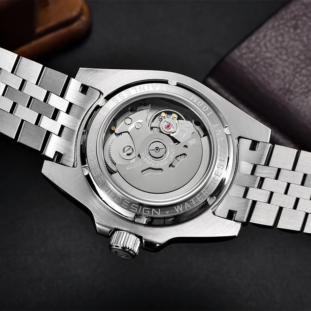 PAGANI DESIGN New Japan NH34 GMT Men Mechanical Watch Luxury Sapphire Glass Automatic Watch 10bar Waterproof Stainless Watch Men