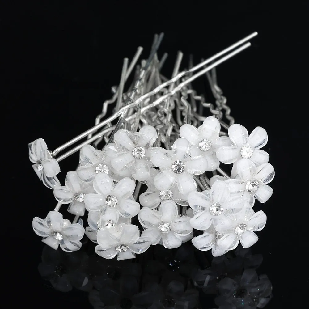 Pearl Wedding Hairpins
