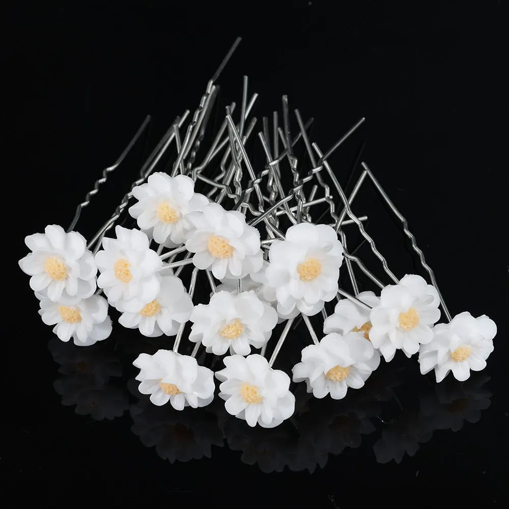 Pearl Wedding Hairpins