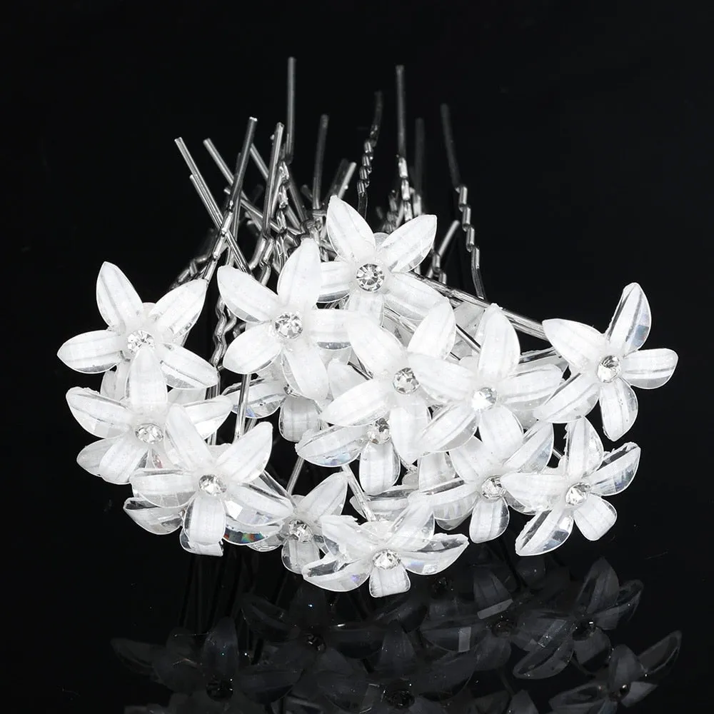 Pearl Wedding Hairpins