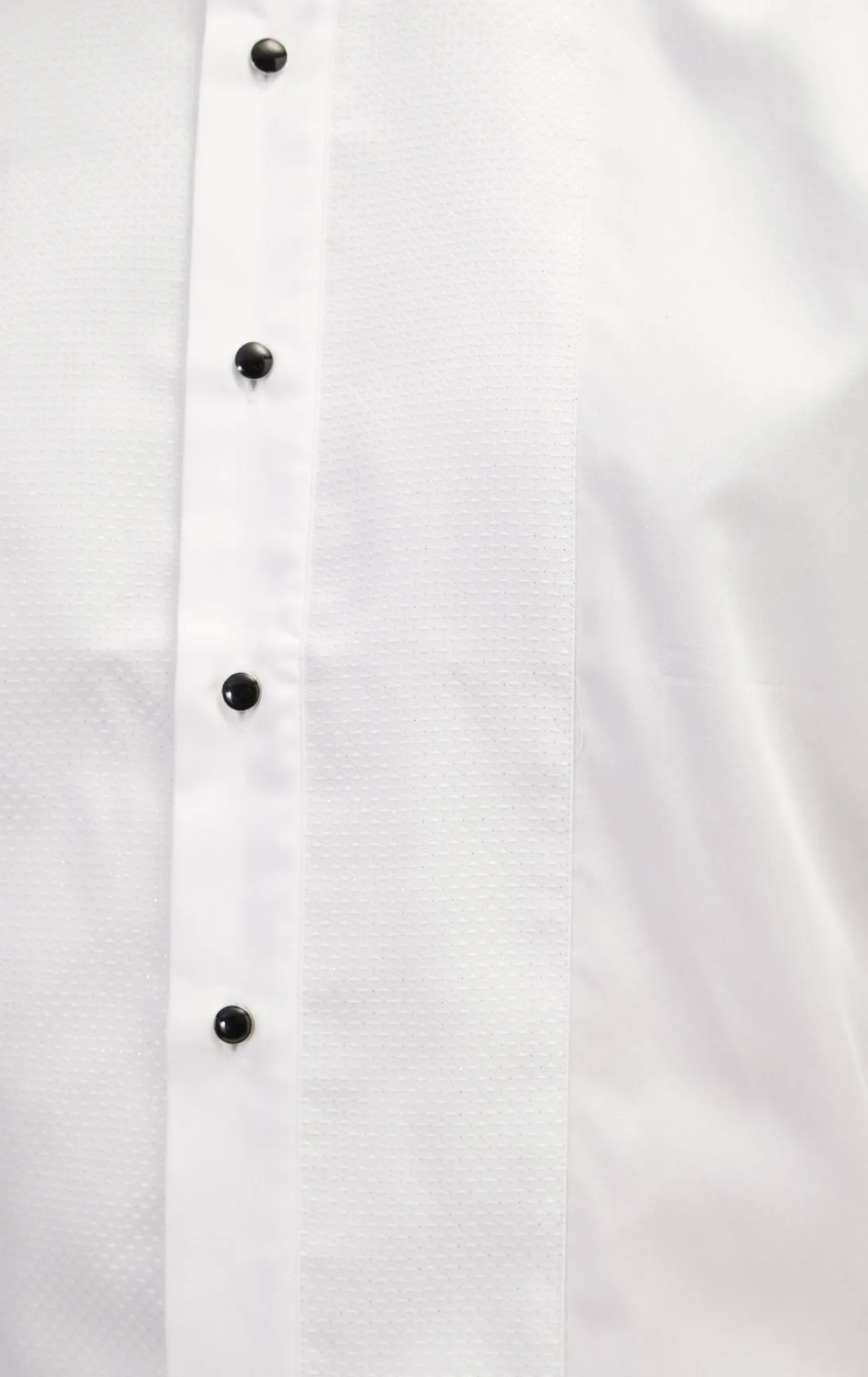 Pique Bib Tuxedo Shirt - White White