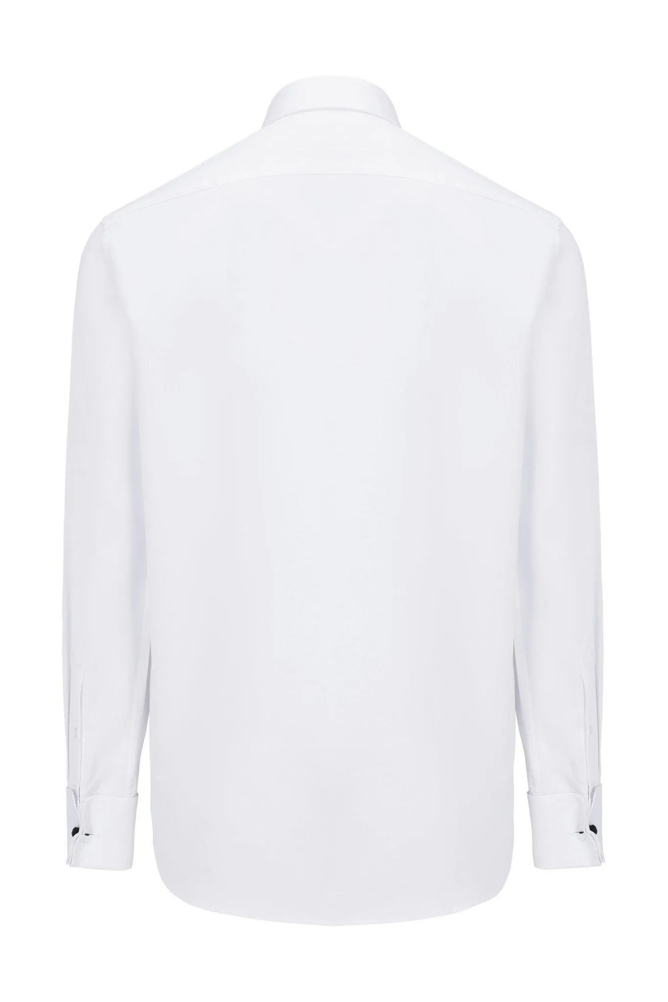 Pique Bib Tuxedo Shirt - White White