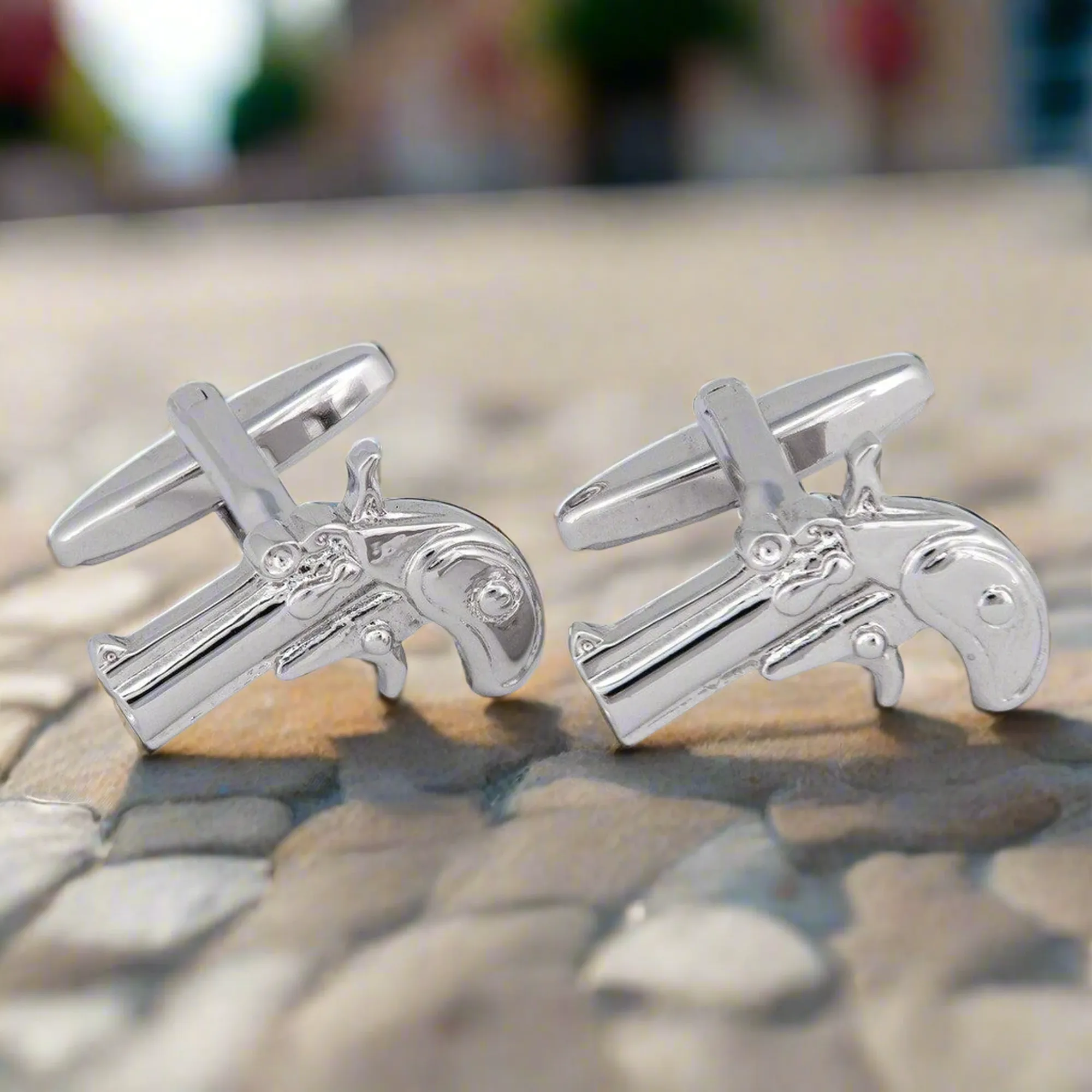 Pistol Gun Cufflinks (Online Exclusive)