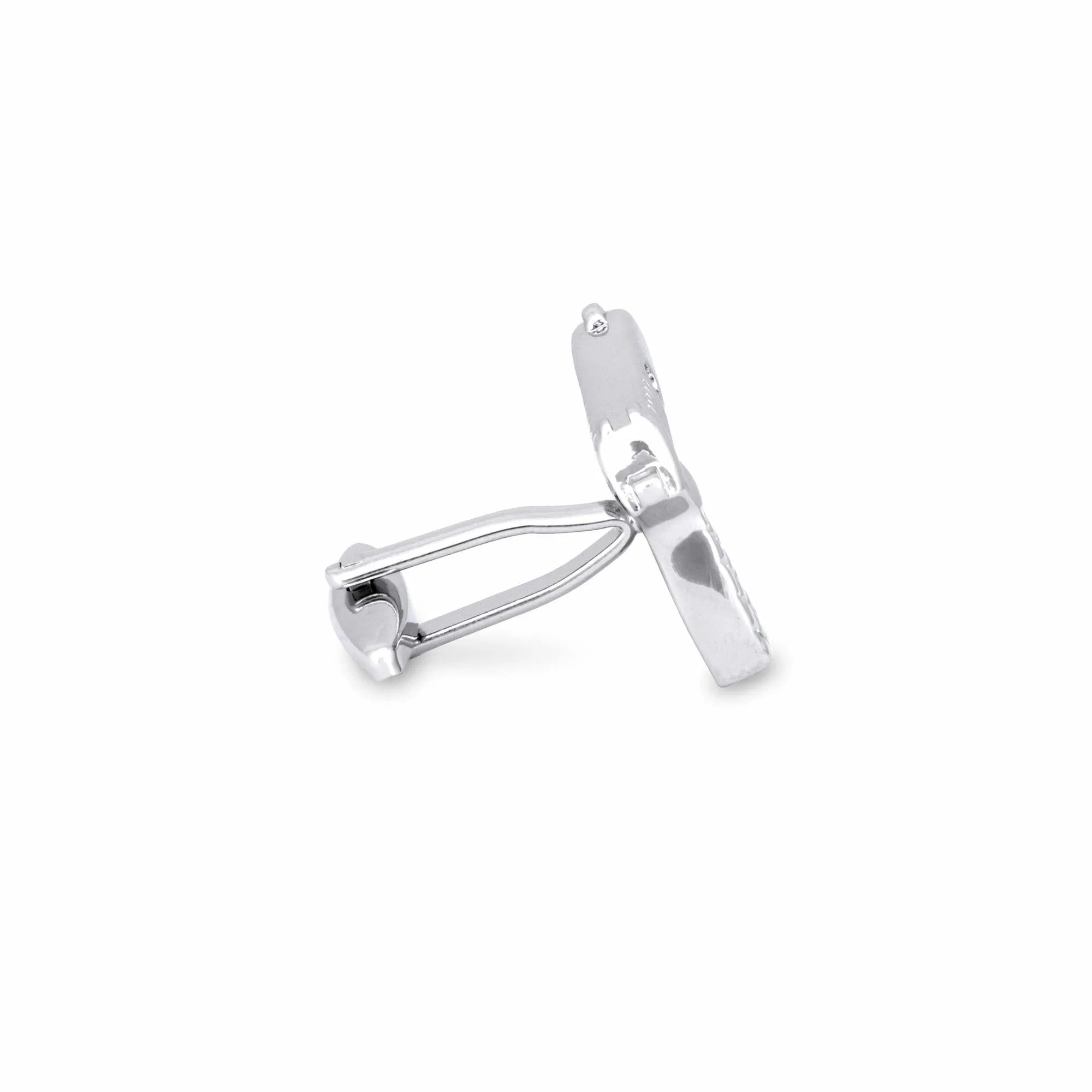 Pistol Gun Silver Cufflinks (Online Exclusive)