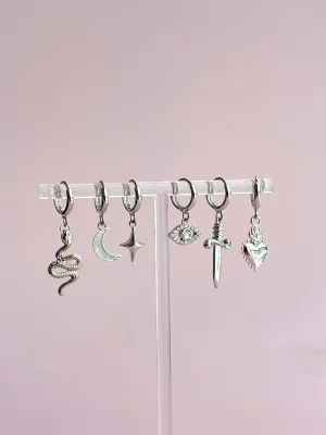 Poseidon Silver Huggies 6-Pack
