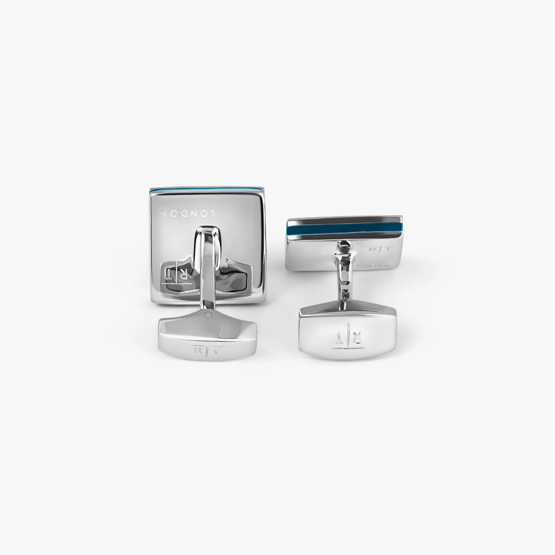 Quadrato SW Cufflinks With Black SWAROVSKI ELEMENTS & Rhodium Plated (Limited Edition)