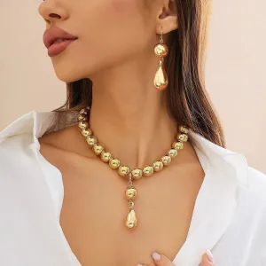 Removable Water Drop Jewelry Set