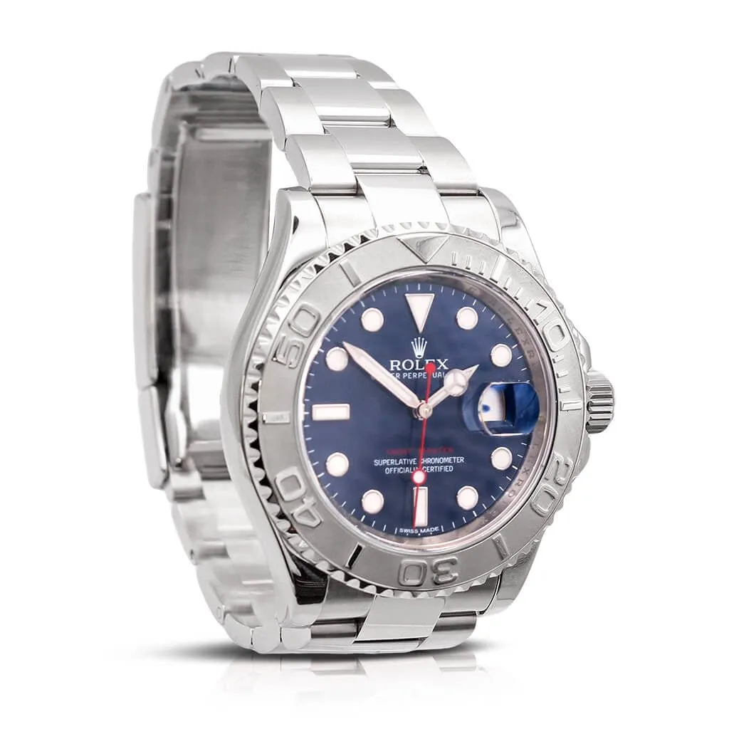 Rolex 40mm Yachtmaster - Oystersteel & Platinum - Ref: 116622