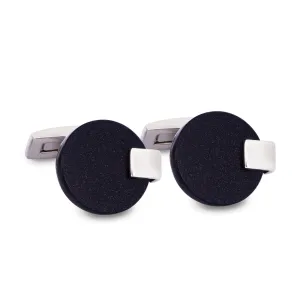 Round Galaxy Stone Cufflinks  (Online Exclusive)