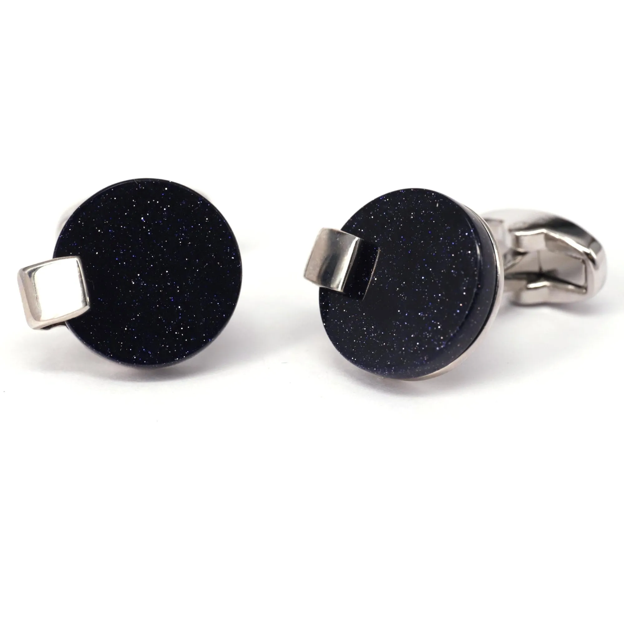 Round Galaxy Stone Cufflinks  (Online Exclusive)