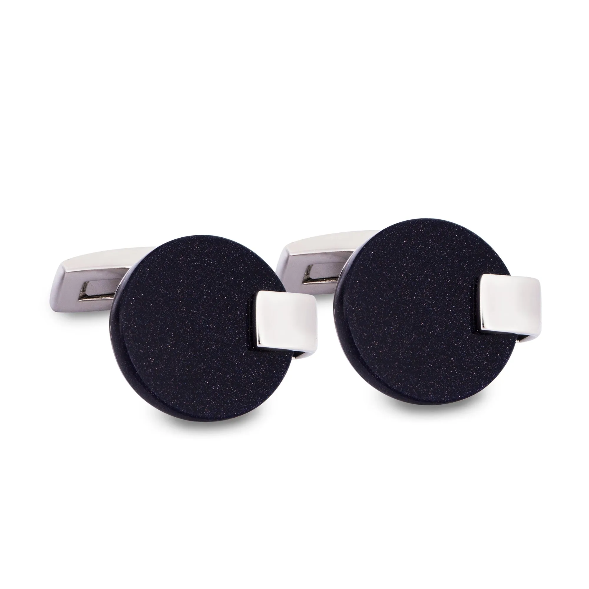 Round Galaxy Stone Cufflinks  (Online Exclusive)