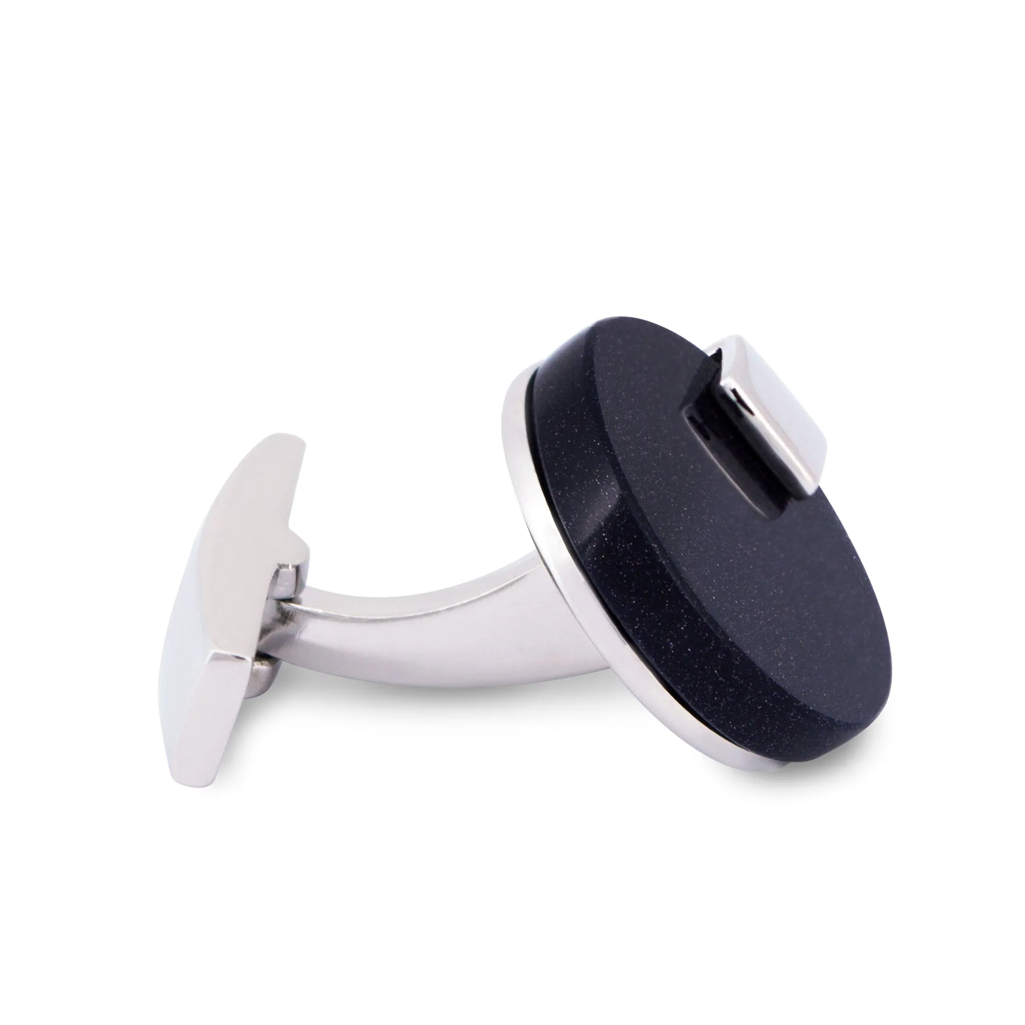 Round Galaxy Stone Cufflinks  (Online Exclusive)