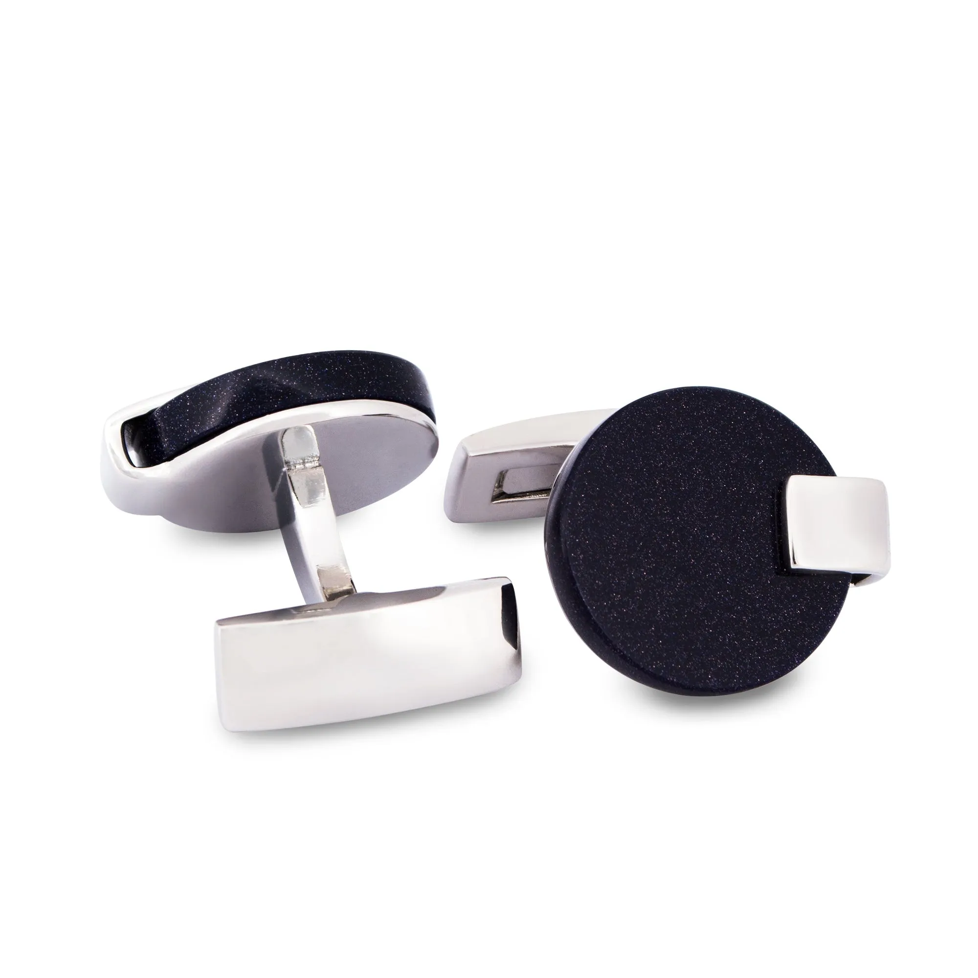 Round Galaxy Stone Cufflinks  (Online Exclusive)