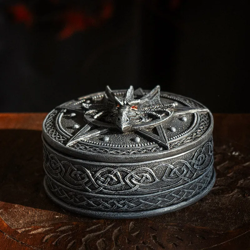 Round Pentagram Dragon Box