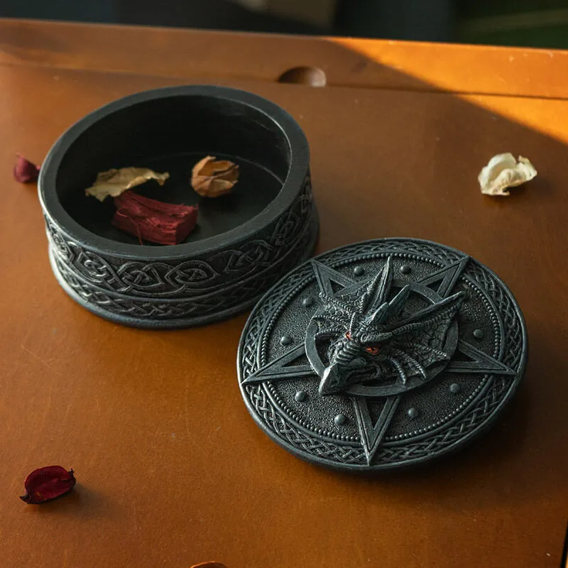 Round Pentagram Dragon Box