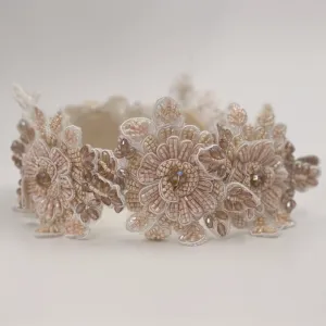 Sienna Likes To Party Luxury Zinnia Lace And Crystal Headband