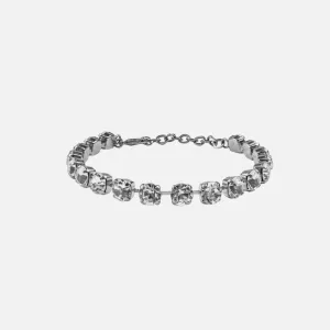 Silver Clear Anklet