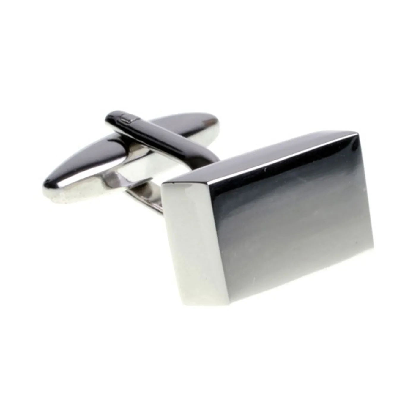 Silver Parallelogram Cufflinks