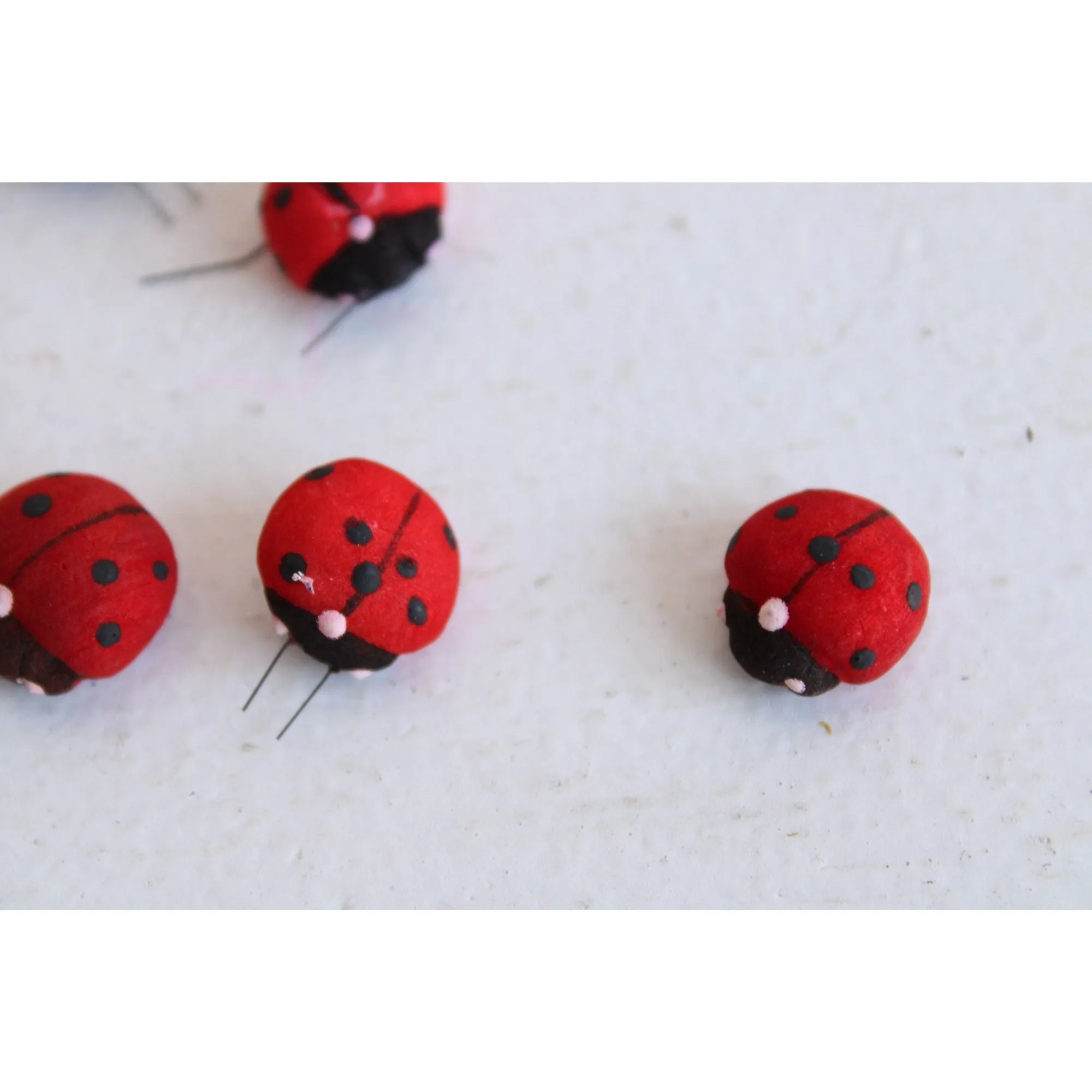 Small Ladybugs, Lot of Ten