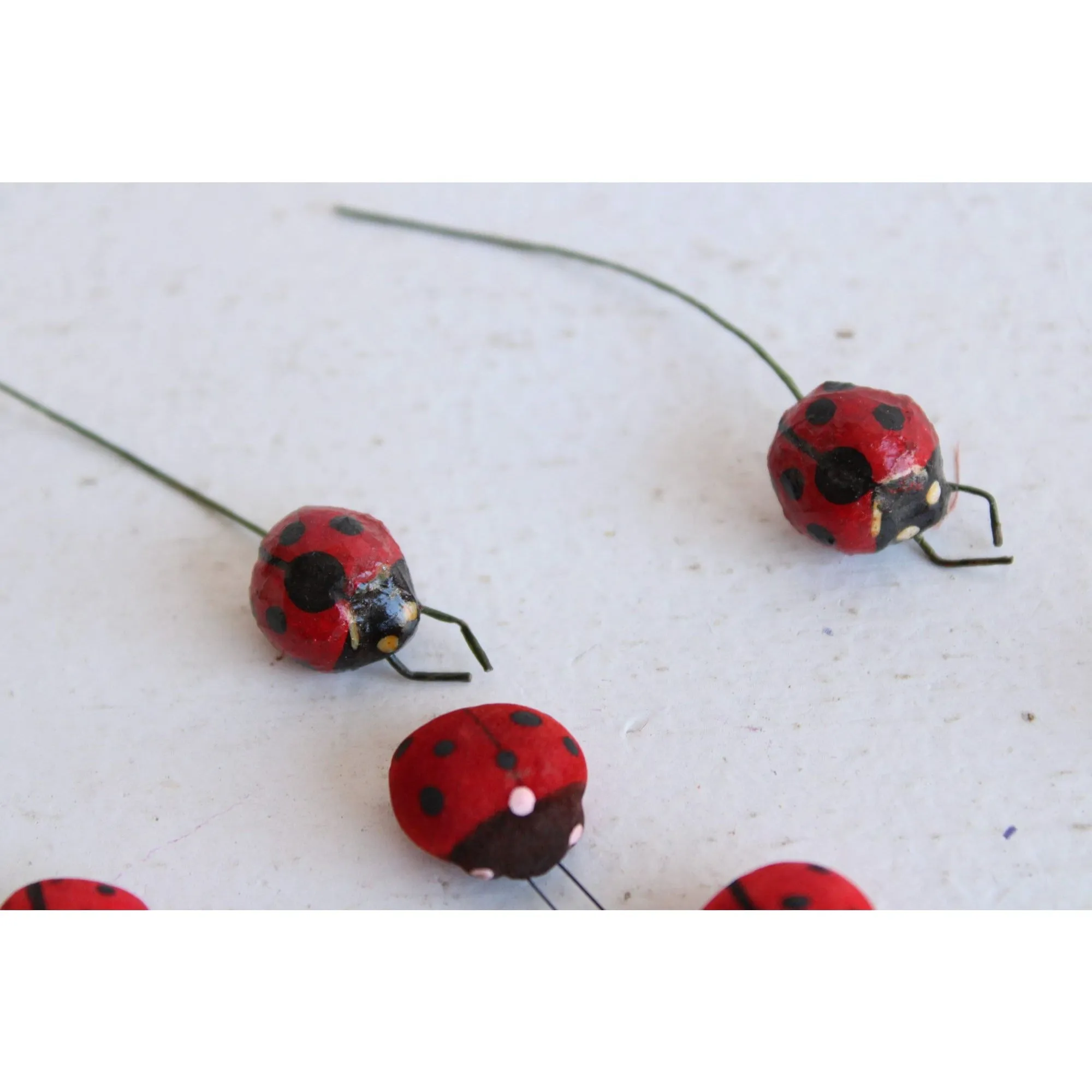 Small Ladybugs, Lot of Ten