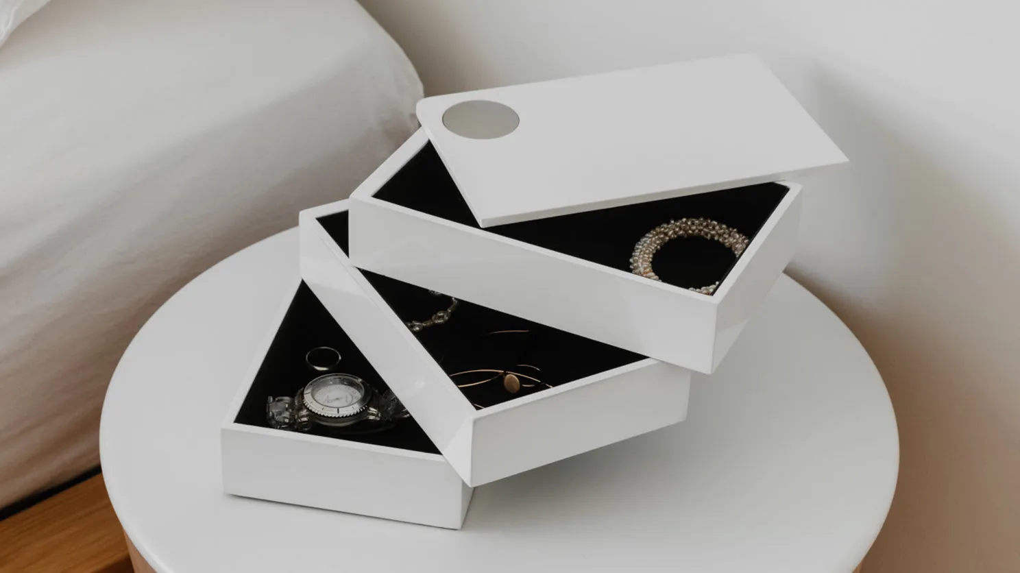 spindle jewelry box