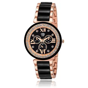 SWADESI STUFF BRACELET WATCH COLLECTION Analogue Women's Watch(Gold Dial Gold Colored Strap)
