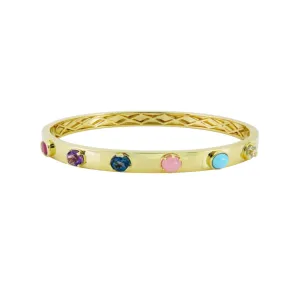 The Lego Collection Round Multi Gemstone Bracelet