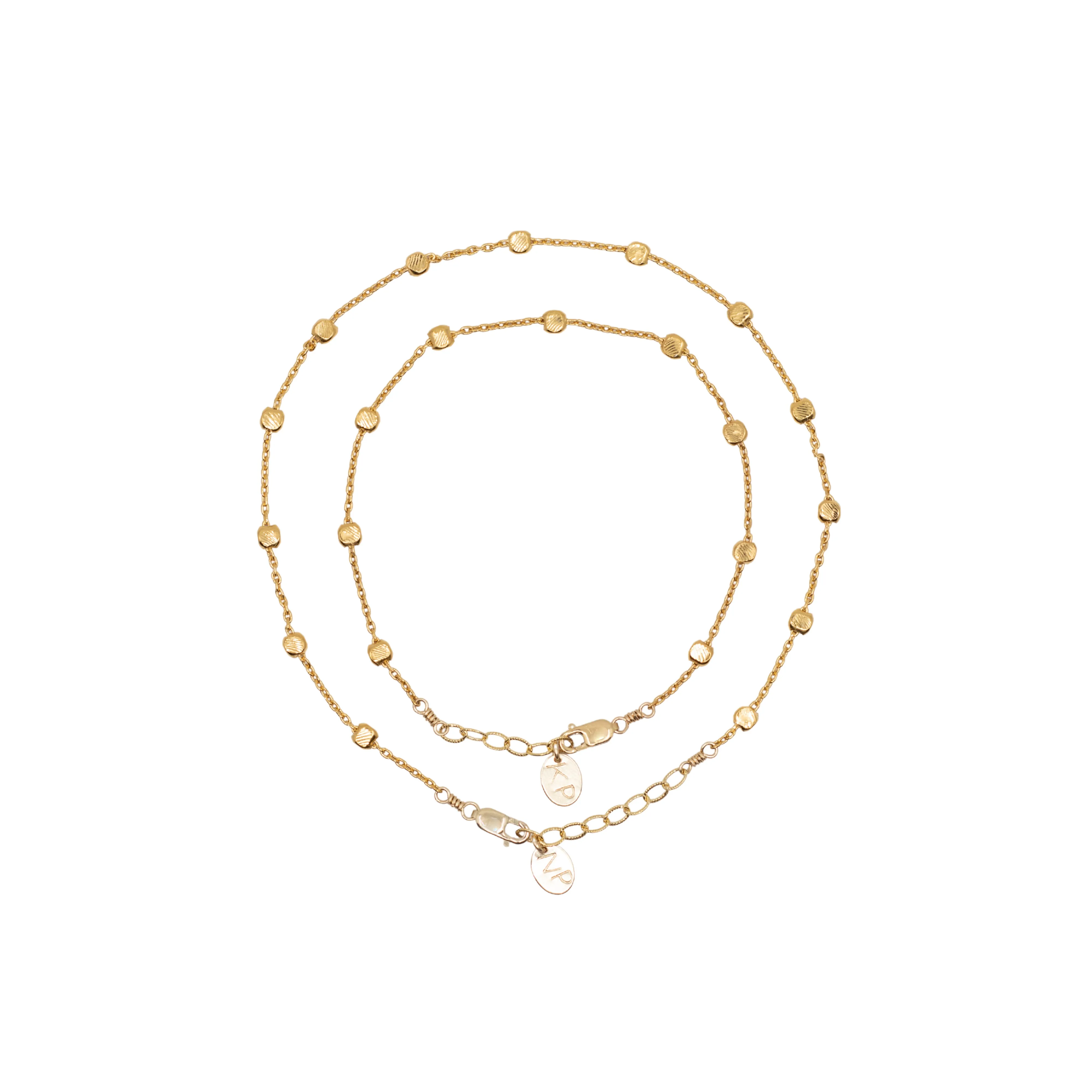 The "Twin Orbital" Matching Anklet Set