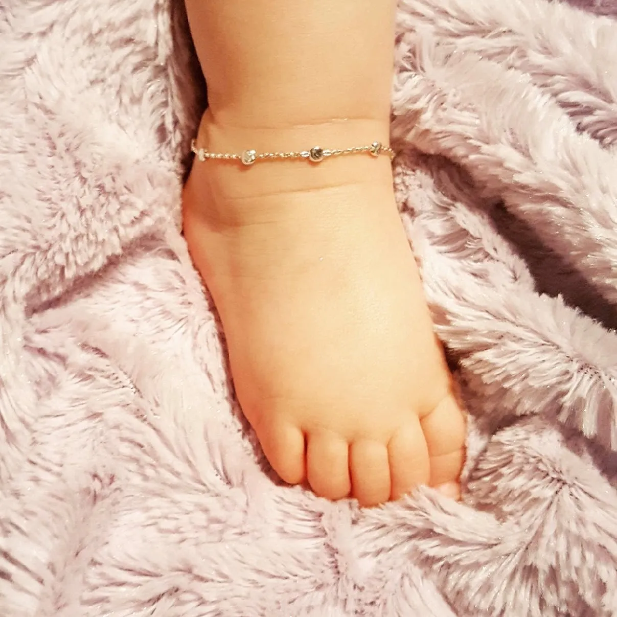 The "Twin Orbital" Matching Anklet Set