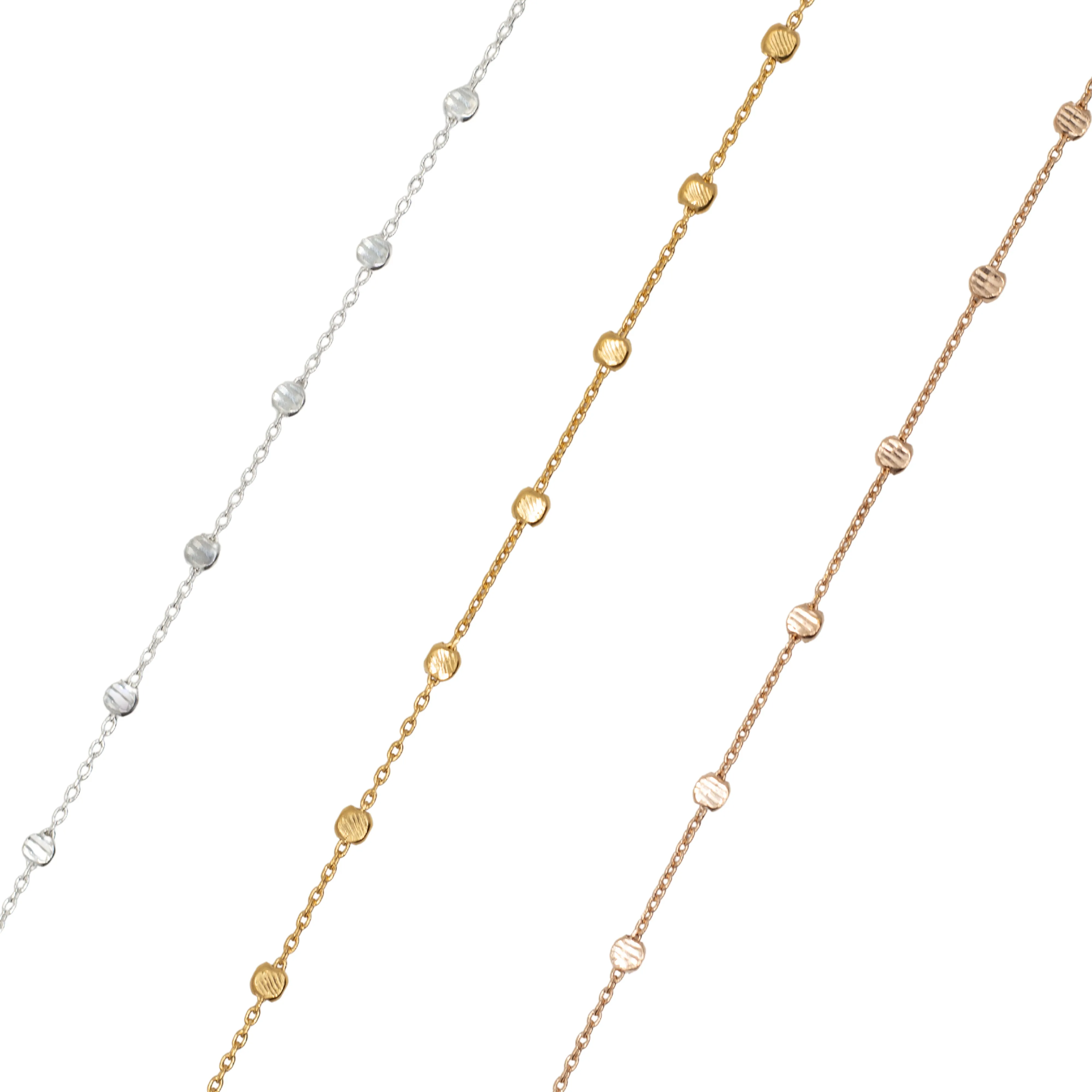 The "Twin Orbital" Matching Anklet Set