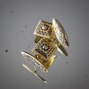 Toledo Bevelled Square Cufflinks