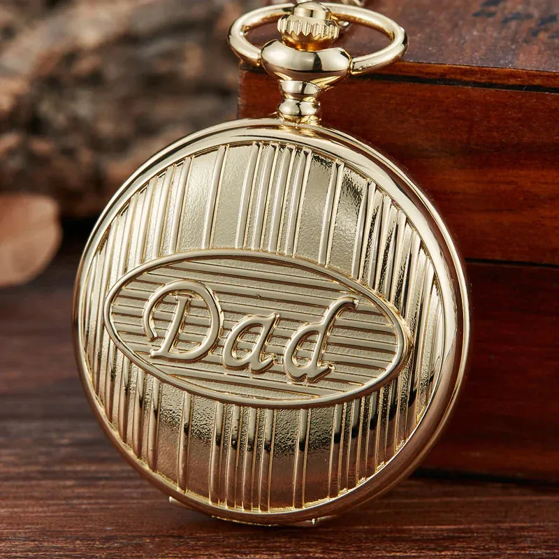 Unisex Antique Roman Numbers Dial Quartz Movement Pocket Watch