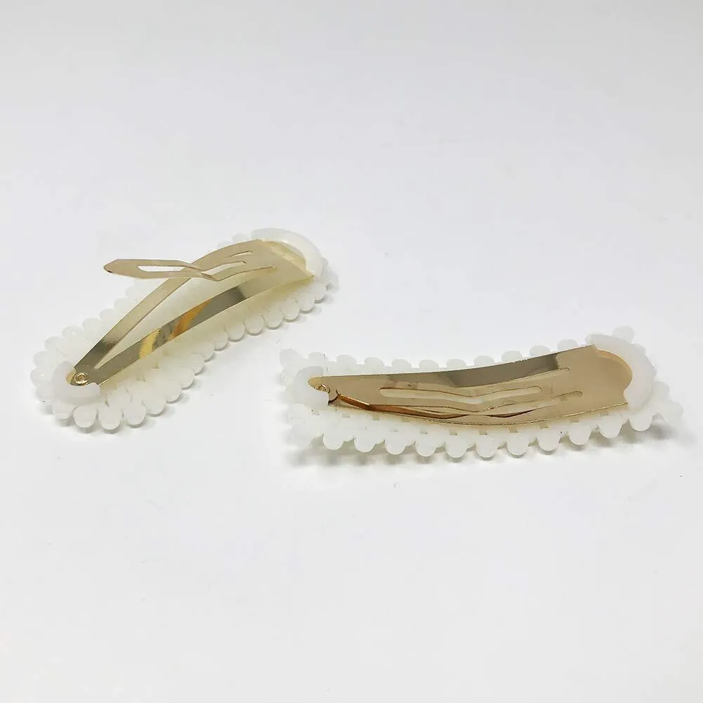US 10-20Pcs Pearl Hair Clip Barrettes Women Girl Bobby Barrette Hairpins Vintage