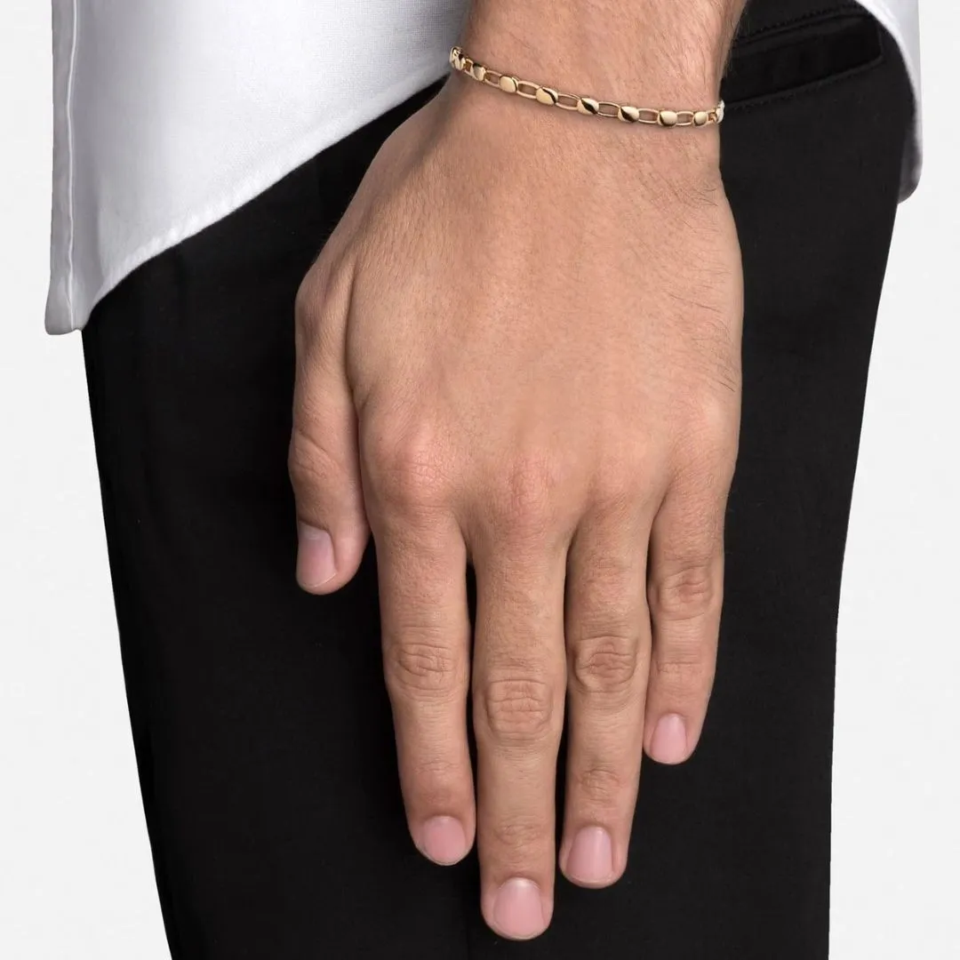 Ward Chain Bracelet (Gold Vermeil)