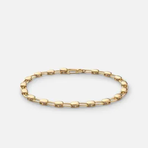 Ward Chain Bracelet (Gold Vermeil)