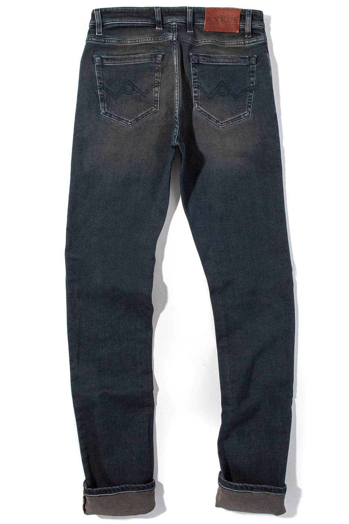 Waylon Over-Dyed Stretch Denim In Anthracite