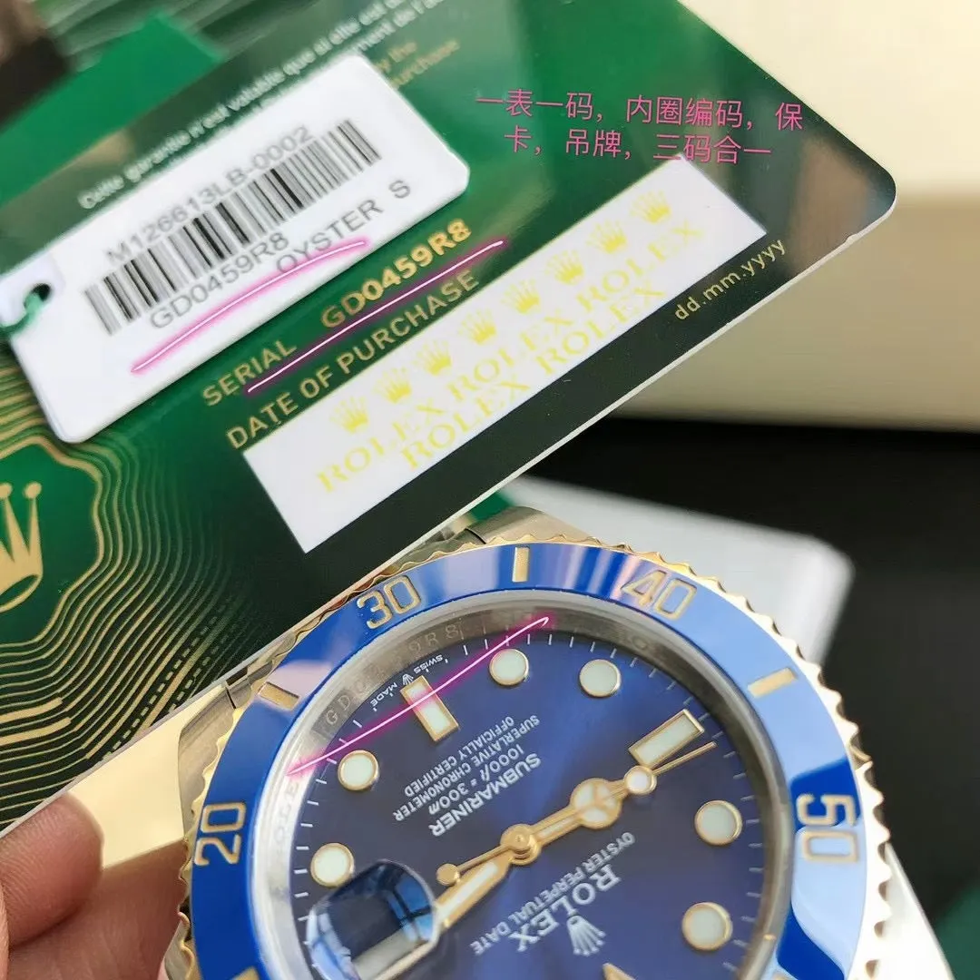 WC102 Submariner Date Watch 41mm