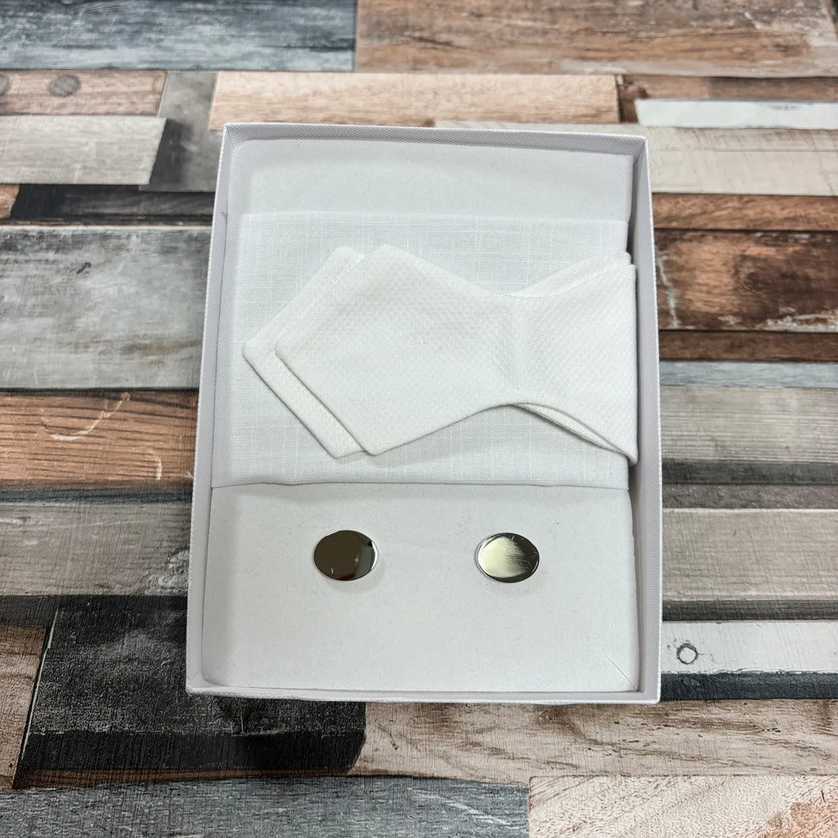 White Marcella Bow Tie