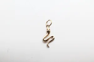 Yellow Gold Snake Pendant